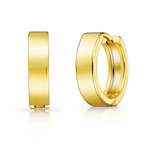 Gold Plated Huggie Earrings