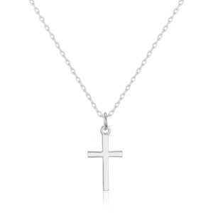 Silver Plated Cross Necklace