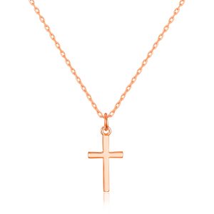 Rose Gold Plated Cross Necklace