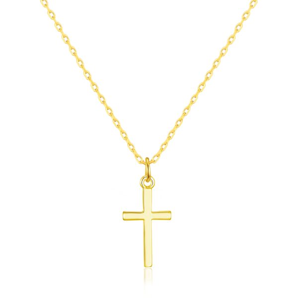 Gold Plated Cross Necklace