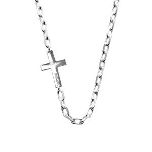 Falling Cross Maxi Necklace