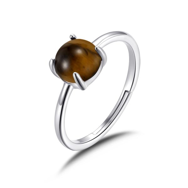 Tigers Eye Adjustable Ring