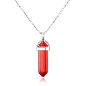 Carnelian Genuine Gemstone Necklace