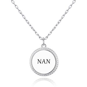 Silver Plated Filigree Disc Nan Necklace