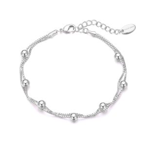 Silver Plated Ball Bracelet