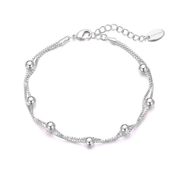 Silver Plated Ball Bracelet