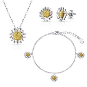 3pc Daisy Bracelet Set