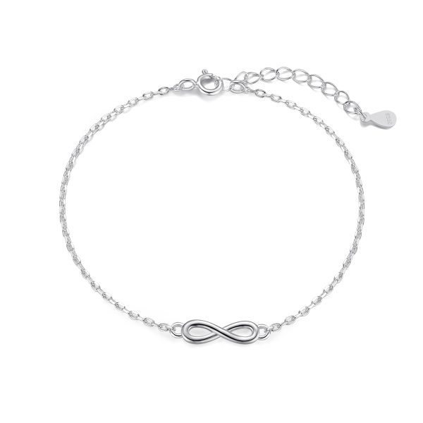 Sterling Silver Infinity Bracelet