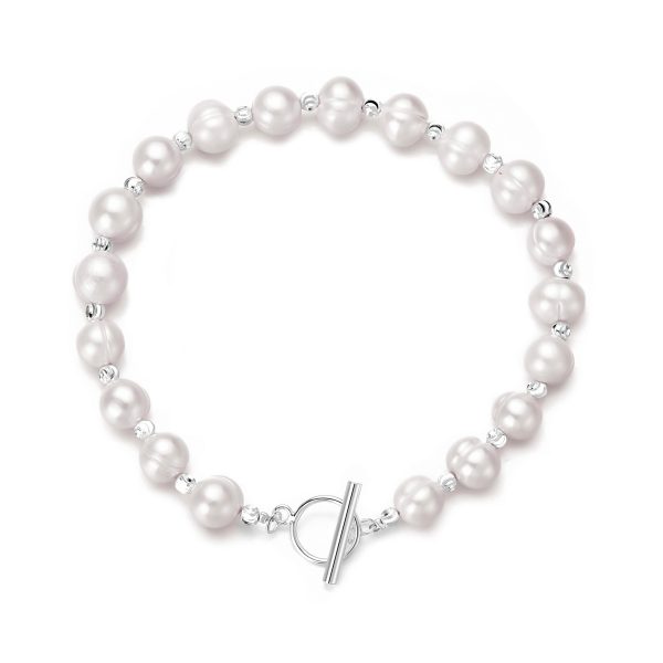 Freshwater Baroque Pearl T-Bar Bracelet