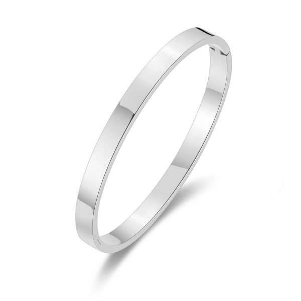 Stainless Steel Polished Bangle (7 Inch)