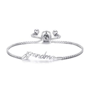 Silver Plated Grandma Bracelet Created with Zircondia® Crystals