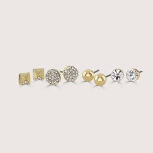 4PCS EARRING PACK - GOLD