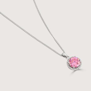 THE CARAT COLLECTION - PINK HALO PENDANT