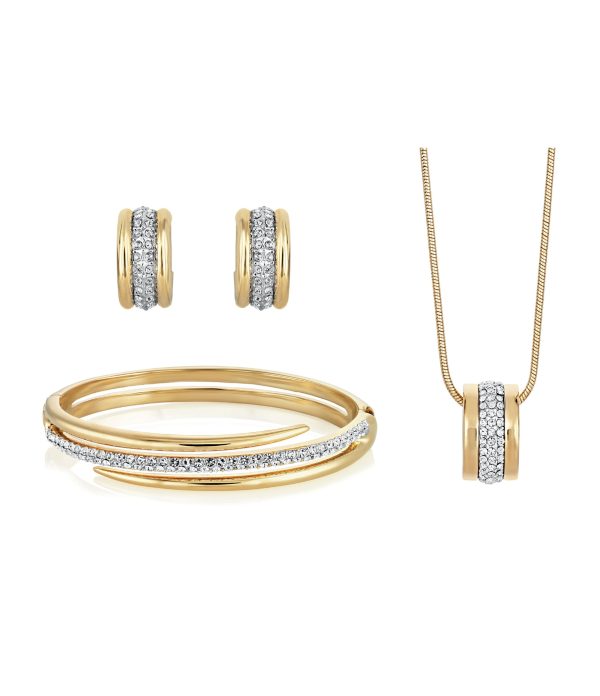 ASPIRE PENDANT, EARRING AND BANGLE SET