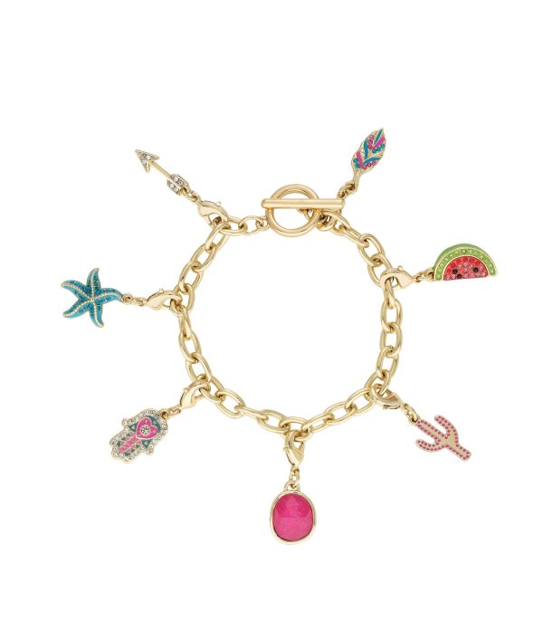 TROPICAL CHARM BRACELET AND PENDANT