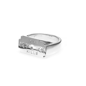 Love Kills Razor Ring