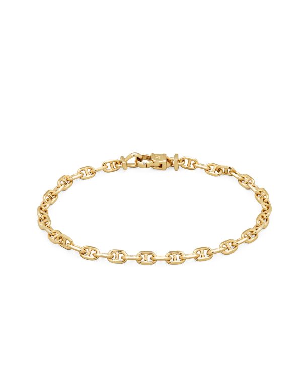 9K Gold Cable Bracelet