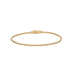 9K Gold Square Bracelet