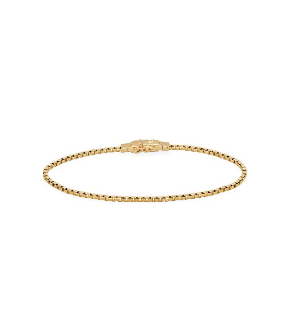 9K Gold Square Bracelet