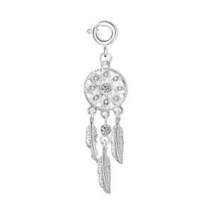 Clip On Charms Created with Zircondia® Crystals