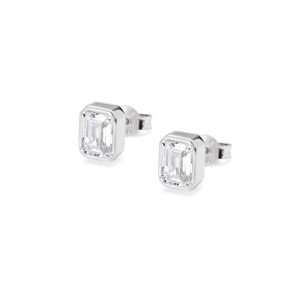 Emerald Cut Stud Earrings