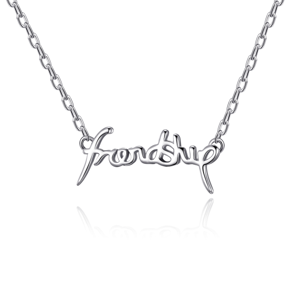 Silver Plated Friendship Necklace