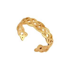 Trinity Toe Ring in 9ct Gold