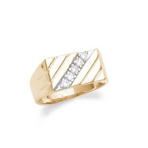 Men's Diamond Ring in 9ct Gold