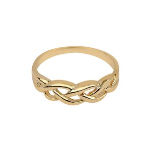 Celtic Trinity Weave Ring in 9ct Gold