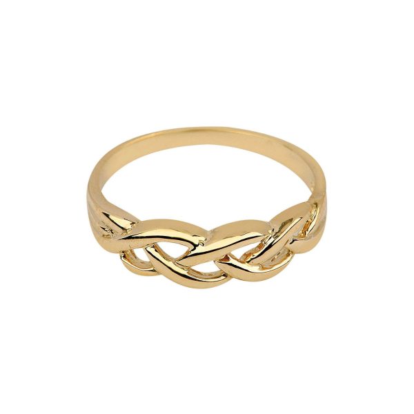 Celtic Trinity Weave Ring in 9ct Gold