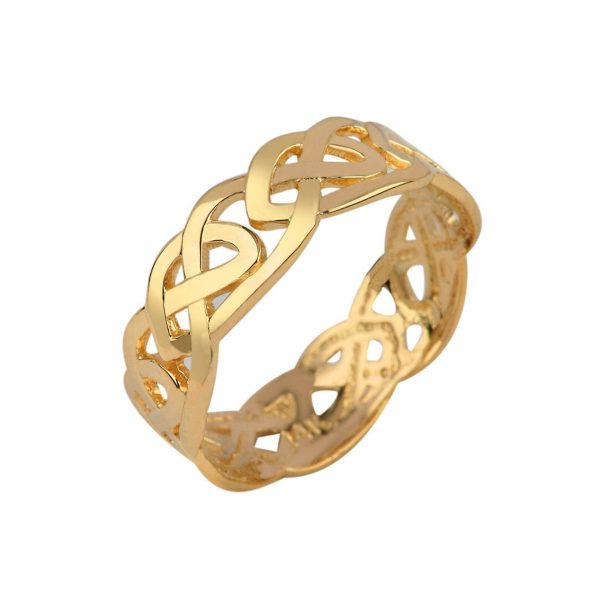 Celtic Trinity Knot Ring in 9ct Gold