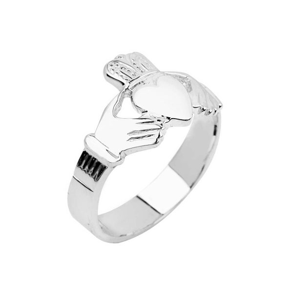 Men's Classic Ring in 9ct White Gold