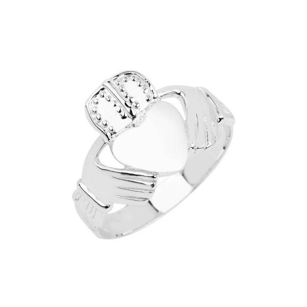 Men's Ring in 9ct White Gold