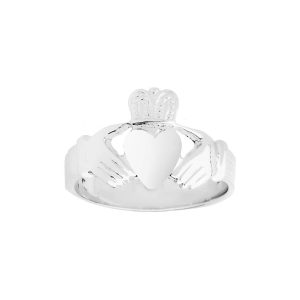 Men's Claddagh Ring in Sterling Silver