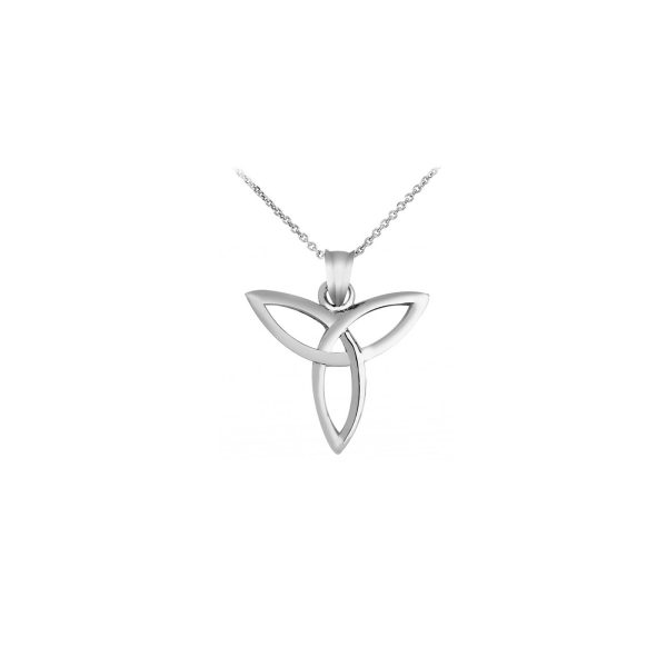 Celtic Trinity Pendant Necklace in Sterling Silver