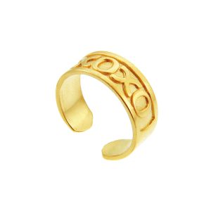 XOXO Toe Ring in 9ct Gold