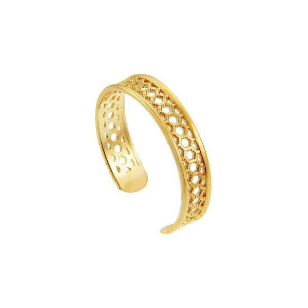 Chainmail Toe Ring in 9ct Gold