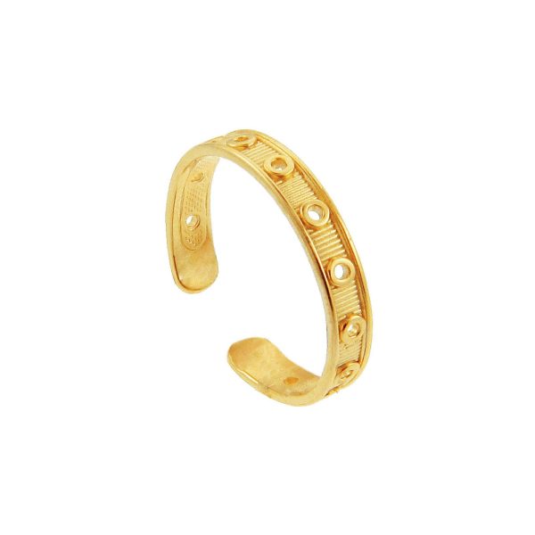 Designer Toe Ring in 9ct Gold