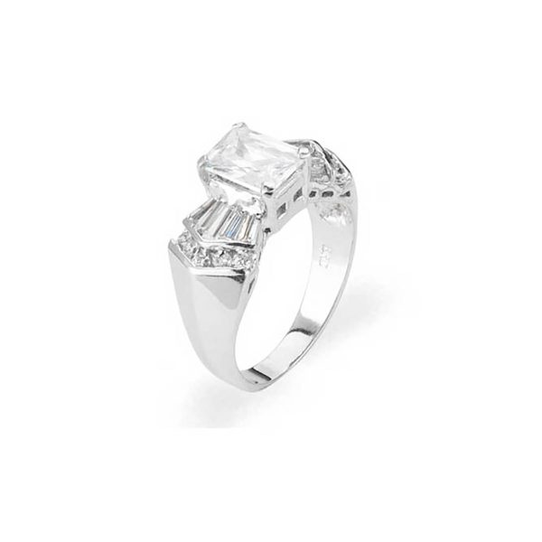 CZ Maeve Diamento Engagement Ring in 9ct White Gold