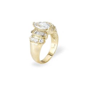 CZ Hadley Diamento Engagement Ring in 9ct Gold