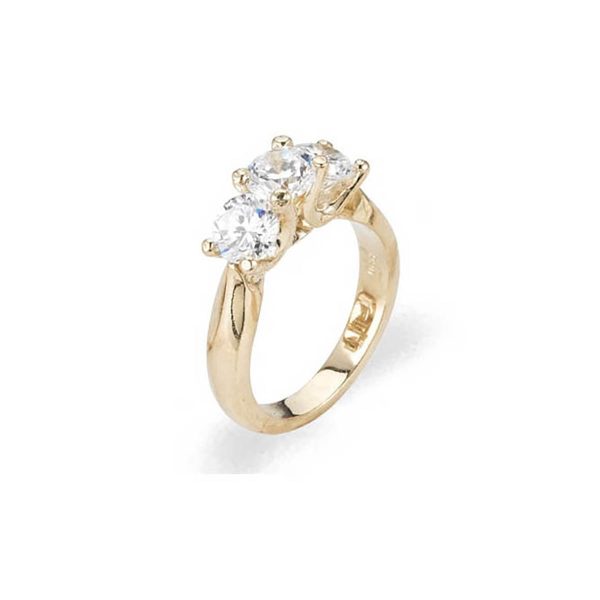 CZ Neve Diamento Engagement Ring in 9ct Gold