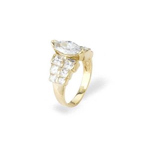 CZ Akira Diamento Engagement Ring in 9ct Gold