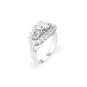 CZ Danica Diamento Engagement Ring in 9ct White Gold