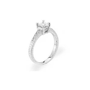 CZ Tanika Diamento Engagement Ring in 9ct White Gold