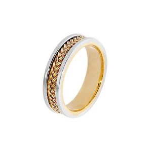 Men's Celtic Hand Braided Ring in 9ct Gold