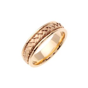 Men's Celtic Hand Woven Ring in 9ct Gold