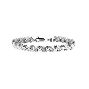 Baguette Bracelet in 9ct White Gold