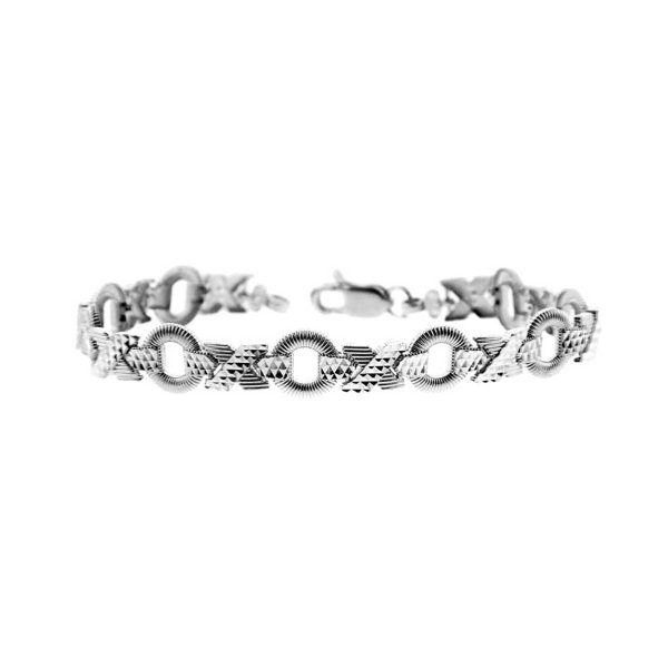 XOXO Bracelet in 9ct White Gold