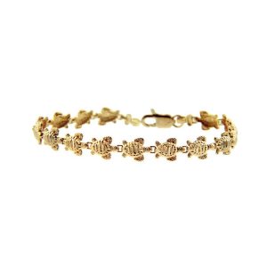 Turtle Bracelet in 9ct Gold