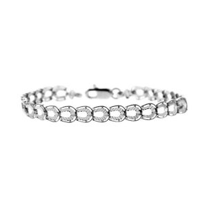 Horseshoe Bracelet in 9ct White Gold